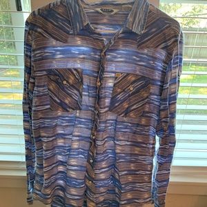 Men’s long sleeve Salt Valley Western button down